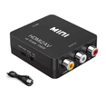 thumbnail image 1 of Adaptador Convertidor A RCA VGA 1080p De Audio Y Vídeo Negro BLOOSOM, 1 of 5