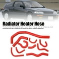 thumbnail image 4 of Silicone Radiator Coolant Hose, Silicone Rust Resistance Durable Silicone Radiator Hose Kit High Temperature Resistance  For  EC/ED/EE/EF 1988 To 1991, 4 of 7
