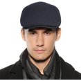 thumbnail image 2 of HSHDLDF Casquette Homme Newboy Hiver Coton Bonnet Bonnet Bonnet Plat, 2 of 7