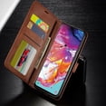 thumbnail image 3 of Starshop Case for Google Pixel 6 Pro, +Glass Screen Protector Premium Leather Wallet Pocket Brown, 3 of 7