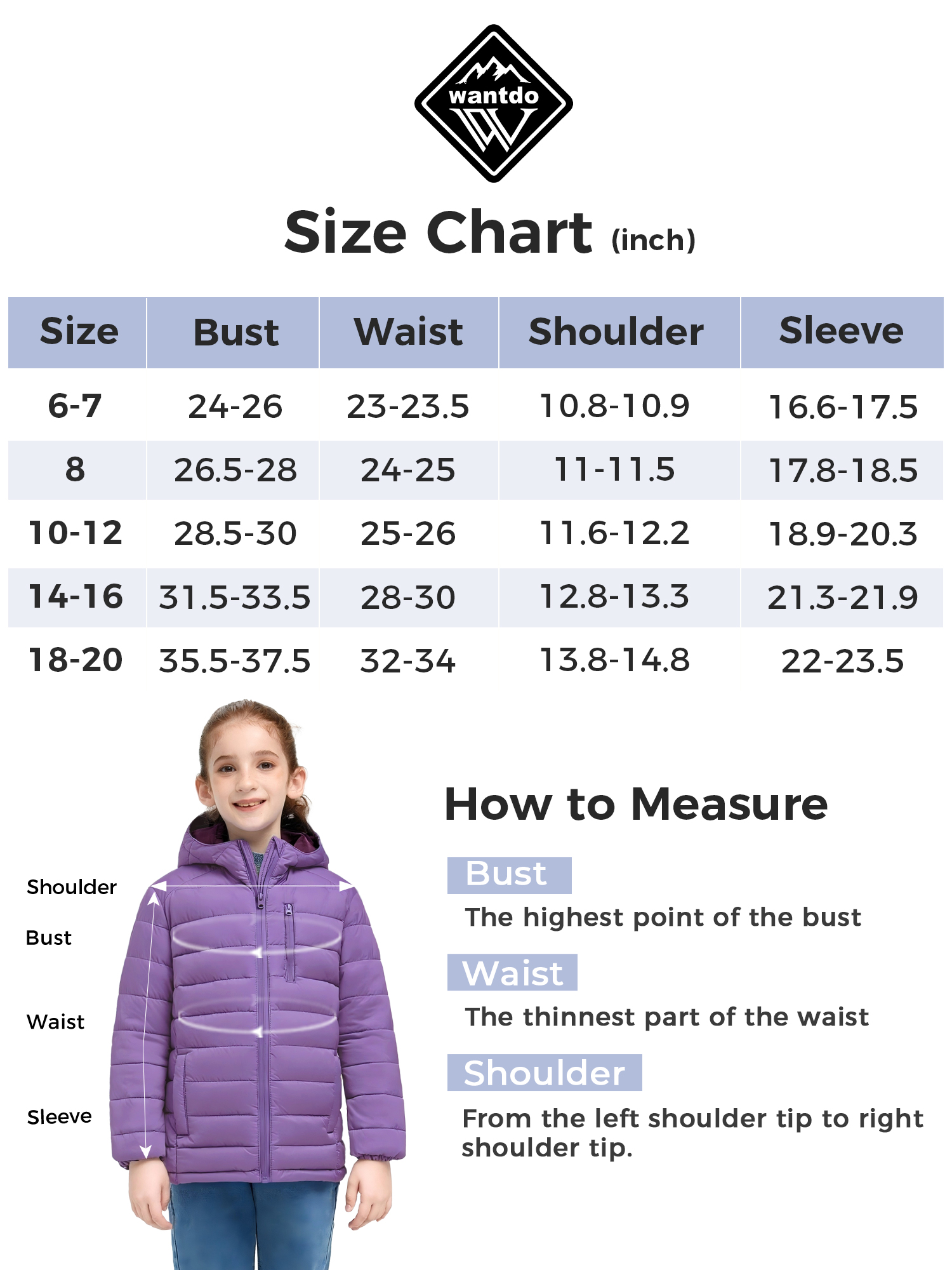Wantdo Girl's Lightweight Winter Puffer Jacket photo 3