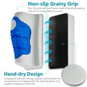 NEPTONION Magnetic Aquarium Fish Tank Glass Algae Scrapers Glass Cleaner Scrubber Clean [Blades Attachment, Floating, Scratch-Free, Non-Slip, Magnetizing]L