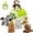 6 Pcs-Zoo House, variant on MaoGoLan 6PCS Sea Stuffed Animals Set 9'' Marine Creatures Bulk With Whales/Sharks/Seals/Turtles/Dolphins/Octopus Plush Toy