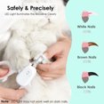 thumbnail image 6 of Oazouf Cat Nail Clipper with LED and UV Light, Pet Claw Trimmer with Safe Lock for Cats Dogs Rabbits Birds Small Animals, Green, 6 of 10