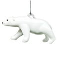 thumbnail image 2 of Hand Crafted Glass Christmas Tree Ornament or Figurine, Polar Bear, 2 of 2