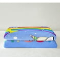 thumbnail image 3 of Unicorn Throw Blanket 40"X50" Cute Cartoon Unicorn Fleece Blanket Rainbow Unicorn Fuzzy Blanket Stars Glittery Plush Bed Blanket Ombre Gradient Sherpa Blanket,Dark Blue White, 3 of 6
