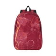 thumbnail image 2 of Rocae Abstract Red Marble for Durable Canvas Backpack Leisure Large Bag Travel Rucksack Multi-function Backpack Medium, 2 of 8