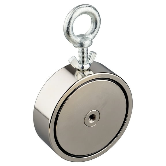 MUTUACTOR 2400LB Neodymium Steel 2400 lbs Max Weight, Double-Sided Lifting Magnet