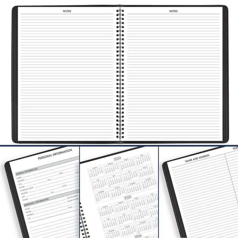2025-2026-at-a-glance-weekly-appointment-book-planner-8-1-4-x-11-black-january-to-january-7095005-walmart-com