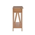 thumbnail image 4 of Linon Titian Wood Console Table 2 Drawers Lower Shelf in Driftwood, 4 of 13