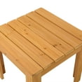 thumbnail image 4 of Ktaxon Outdoor Wooden Square Side End Table, Fir Wood Natural, 4 of 12