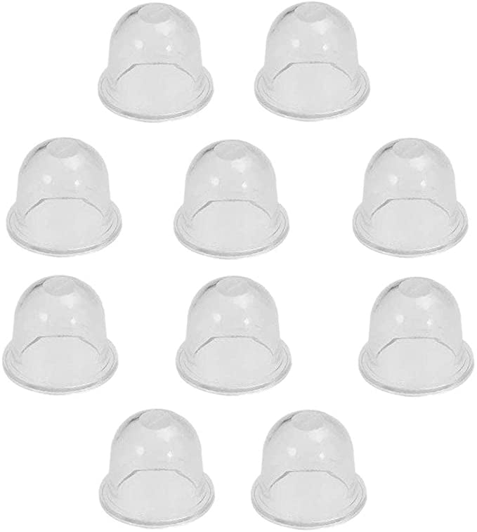 10 Pieces White Primer Bulb Pump, Primer Bulb, Bulb Base Primer Pumps