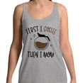 thumbnail image 2 of First I Coffee Then I Mom Tank Top Unisex X-Small Grey, 2 of 5