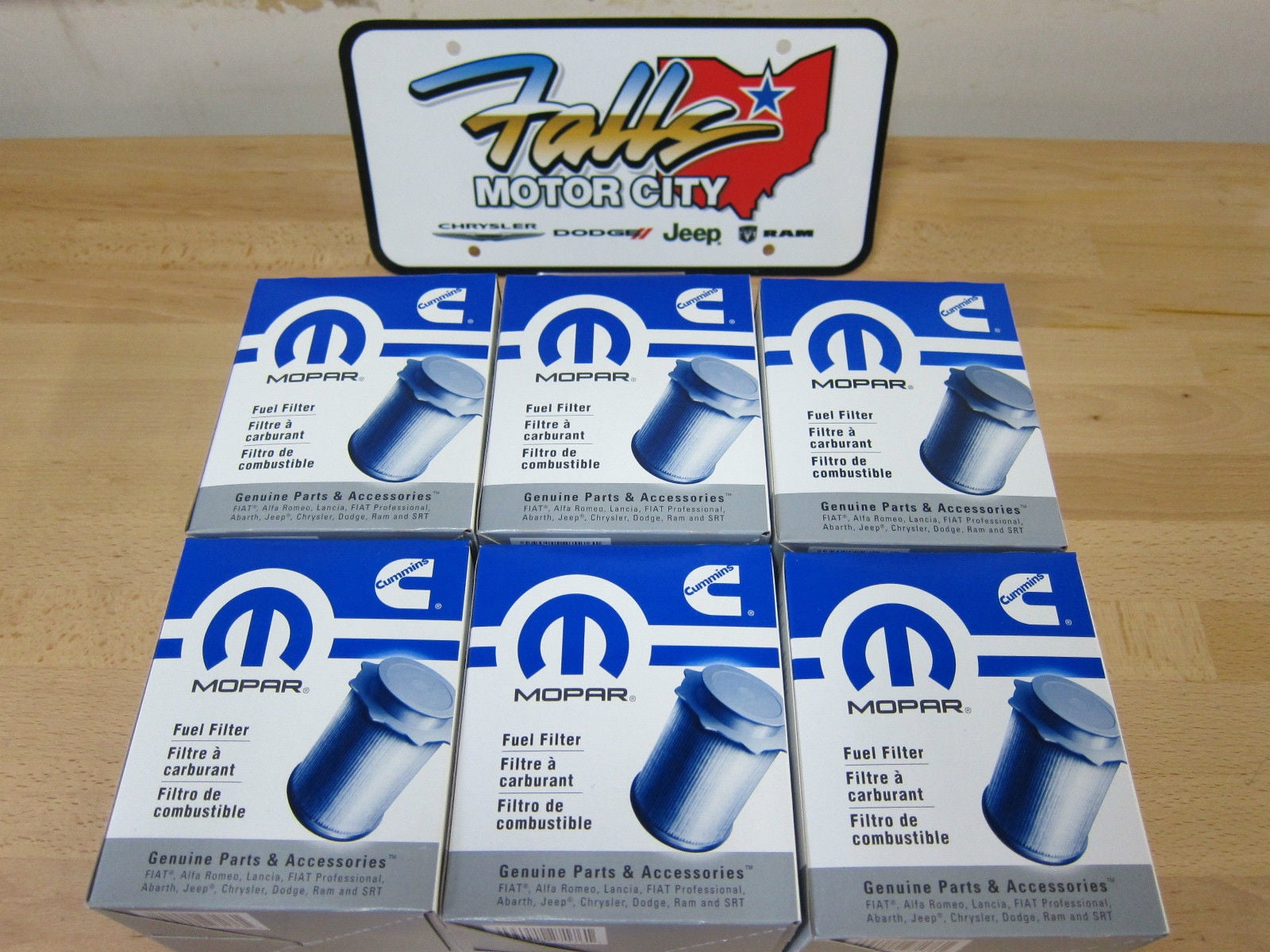 20132019 RAM 6.7 Liter Cummins Turbo Diesel Fuel Filter Set of 6 MOPAR