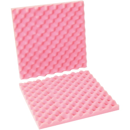 Pink Anti-Static Convoluted Foam Sets 12/Sets per Case 16 x 16 x 2 
