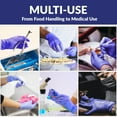 Klex Nitrile Medical Exam Gloves Powder Free Latex Free Food Safe, Medium, 300 Count