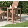 thumbnail image 1 of vidaXL Table de Jardin Adirondack Marron 38x38x46 cm HDPE, 1 of 4