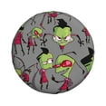thumbnail image 2 of Funny Invader Zim Spare Tire Cover Waterproof Dust-Proof Universal Wheel Tire Cover Protector Accessories 14" 15" 16" 17", 2 of 7
