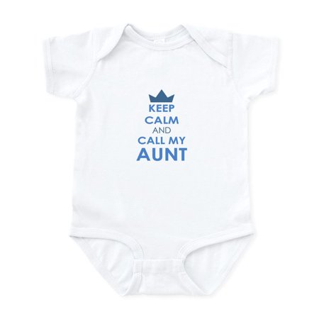 

CafePress - Keep Calm And Call My Aunt Body Suit - Baby Light Bodysuit Size Newborn - 24 Months