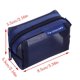 thumbnail image 3 of Classical Geometrical Nylon Organizers Multi Use Zippered Case For Writing Tools Accessories Storage brown, 3 of 4