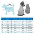 thumbnail image 5 of Winter Knitted Puppy Dog Jumper Sweater Pet Clothes For Small Dogs Dog Coat, 5 of 10
