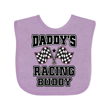 

Inktastic Racing Buddy Girls Car Flags Gift Baby Girl Bib