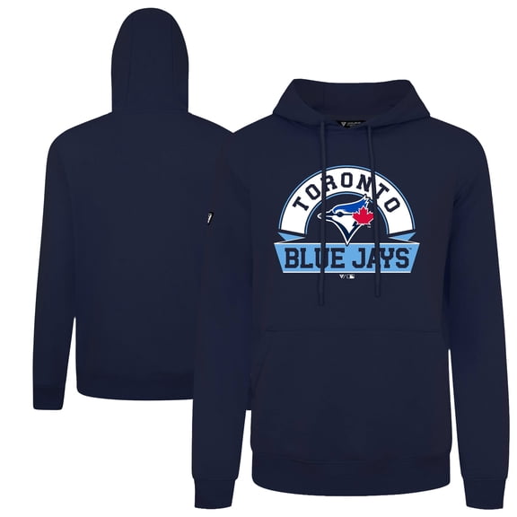 Men's Levelwear  Navy Toronto Blue Jays Podium Banner Arch Hoodie