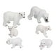 thumbnail image 3 of Figuras De Animales Del Océano, 6 Piezas De Decoración, Entrenamiento De Imaginación Realista, Modelos De Oso Blanco Para Navidad Para Niños Para Fiesta Para El Día De Acción, 3 of 7