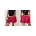 thumbnail image 2 of Rdhnmea Women’s Wide Leg Mesh Shorts Casual Elastic Waist Flap Pocket Shorts, 2 of 9