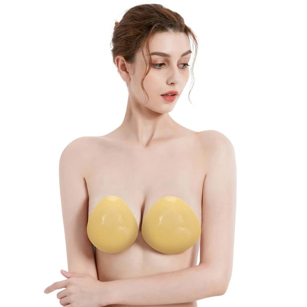 Women Self Adhesive Bras Seamless Strapless Backless Solid Bra Silicone  Push Up Invisible Bra Women's Underwear