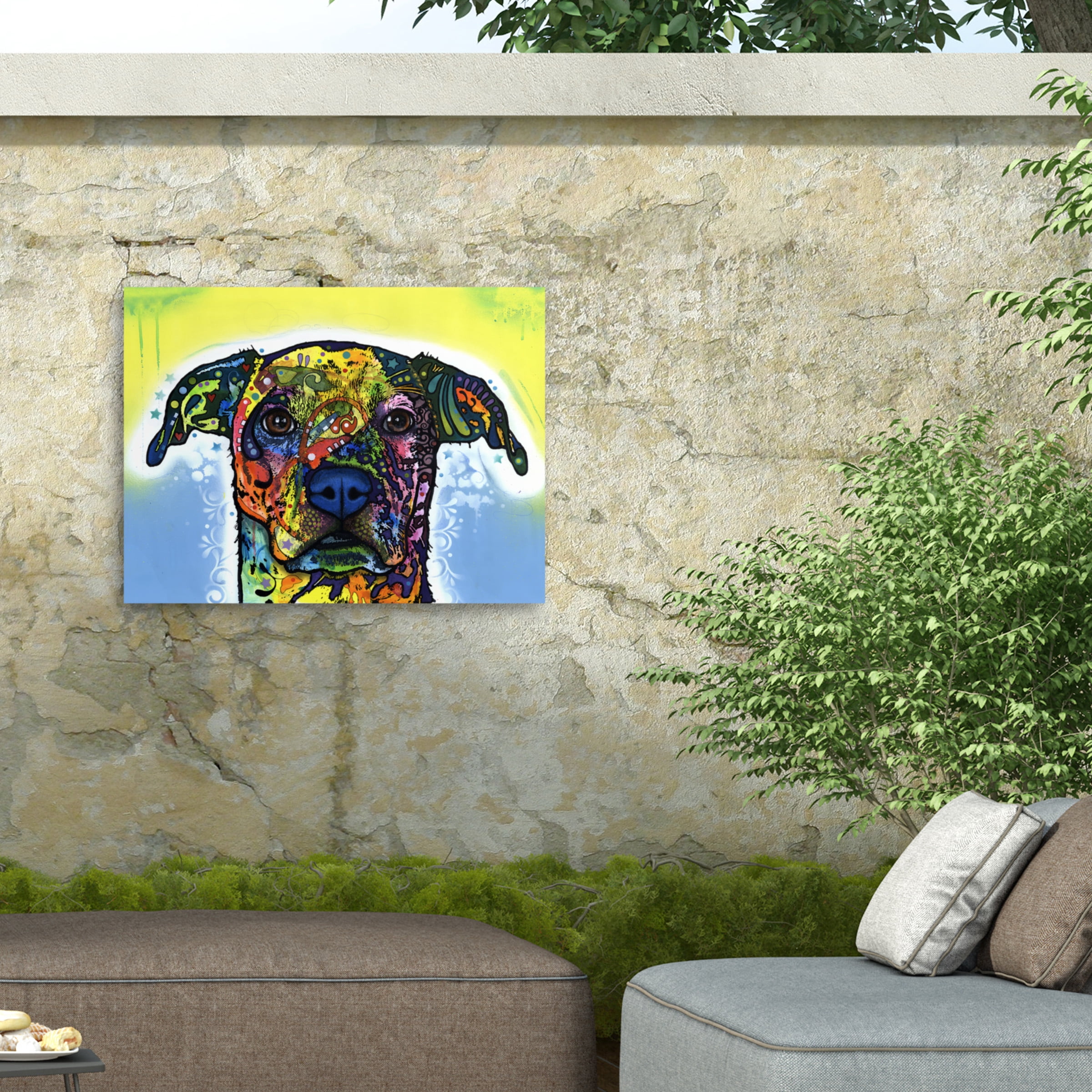 Dean Russo 'Fiesta' Outdoor Canvas 35x47