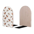 thumbnail image 2 of Naloa Rabbit And Squirrel 2 Pcs Bookend Large Capacity Office Book Ends for Home Office Library School Study Decoration, 2 of 8