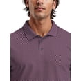 thumbnail image 4 of Ben Hogan Men's & Big Men's Performance Allover Geo Print Short Sleeve Golf Polo Shirt, Sizes S-5XL, 4 of 7