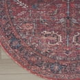 thumbnail image 6 of Nourison Home Machine Washable Series 1 Vintage Brick 7'10" x Round Area Rug (8 Round), 6 of 10