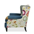 thumbnail image 3 of Maklaine Modern Fabric Arm Chair in Floral and Leopard Finish, 3 of 15