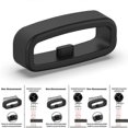 thumbnail image 2 of Silicone Fastener Ring 18/20/22mm Strap Retainer Holder Replacement Accessories, 2 of 5