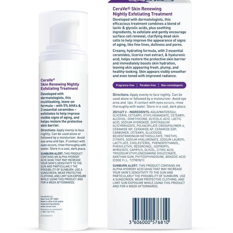 CeraVe Skin Renewing Nightly Exfoliating Treatment, 1.7 oz photo 8