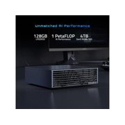 GIGABYTE AI TOP ATOM Personal AI Supercomputer, Arm Cortex-X925 + Cortex A725, NVIDIA Blackwell Architecture, 128GB LPDDR5X, 4TB PCIe 5.0 NVMe SSD, NVIDIA DGX OS, Black