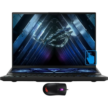 ASUS ROG Zephyrus Duo 16 GX650 Gaming/Entertainment Laptop (AMD Ryzen 9 7945HX 16-Core, 16.0in 240 Hz Touch Wide QXGA (2560x1600), GeForce RTX 4090, Win 11 Pro) with Gaming Mouse