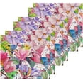 thumbnail image 3 of GZHJMY 12x12Inx6 Sets) Reusable Soft Face Towel,Kitchen Hand Towel Bathroom Absorbent Towel,Gym Hotel Spa-Watercolor Flowers, 3 of 7