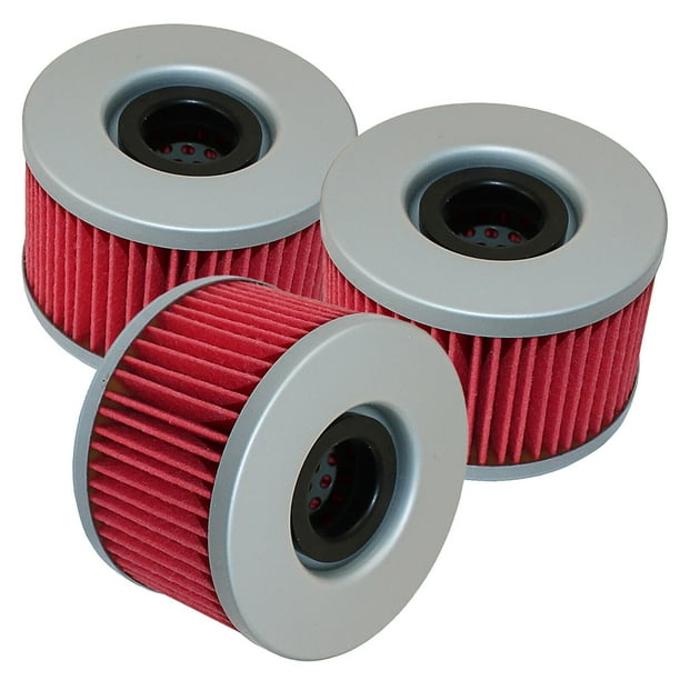 3 Pack Oil Filter for Honda TRX500FA Foreman Rubicon 499 500 20002014