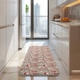 thumbnail image 4 of Beige Christmas Character Pattern Kitchen Rug Mat,Kitchen Runner Rugs Non Skid Washable,Decorative Kitchen Floor Mats for Kitchen,Sink,Laundry,17"x47.2", 4 of 7