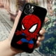 thumbnail image 1 of Funda de silicona negra Marvel Iron Man Groot para IPhone, 12, 11, 13, 14 Pro Max, XS, XR, X, 8, 7 Plus, SE, Funda suave, Spiderman, vengadores Fivean unisex, 1 of 2