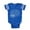 Royal Blue, variant on CafePress - Brainy - Cute Infant Baby Football Bodysuit