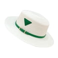 thumbnail image 1 of 58-60 cm circunferencia de la cabeza sombrilla sombrero de paja mujer retro sombrero de copa plana viajes al aire libre vacaciones sombrero para el sol MFZFUKR BST3057372-2, 1 of 5