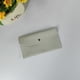 thumbnail image 1 of New solid color leather small wallet, passport holder, envelope, coin purse, faux leather glasses holder, nano white, 1 of 5