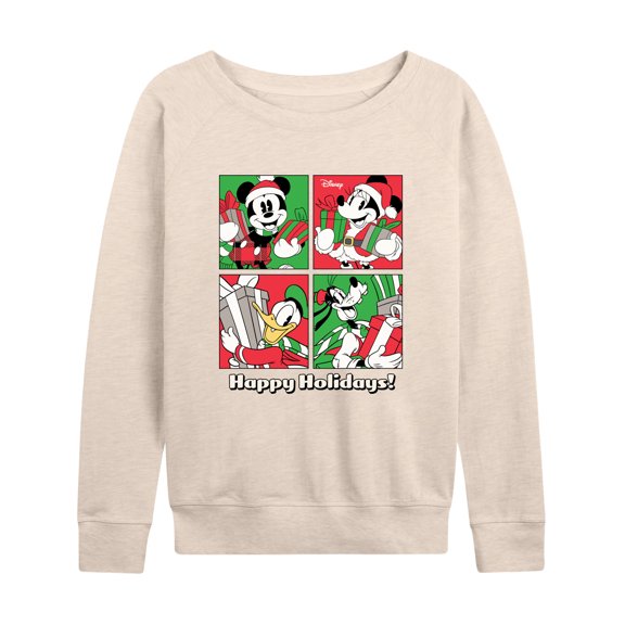 Disney - Holidays - Women's Lightweight French Terry Long Sleeve Shirt