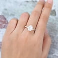 thumbnail image 2 of Jewelerix Charming Oval Cut Ring 1.50 CT Moissanite Diamond Engagement Ring Plated Yellow Gold Handmade Jewelry Forever one Her Birthday Gift Ring, 2 of 5
