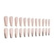 thumbnail image 2 of Seitruly Uñas postizas de ataúd, estilo francés clásico, uñas a presión, cubierta completa, punta de uñas, pegatinas de manicura de viscosidad Arte de uñas tipo 35 Seitruly CE012296-35B, 2 of 6