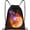 Fire Basketball, variant on Baseball Drawstring Bags Youth , Cool Sports Drawstring Backpack with Fire and Water Pattern Printed, Black Casual Knapsack Bags for Teens Adults for Gym Travel Swimming Beach Camping, Small